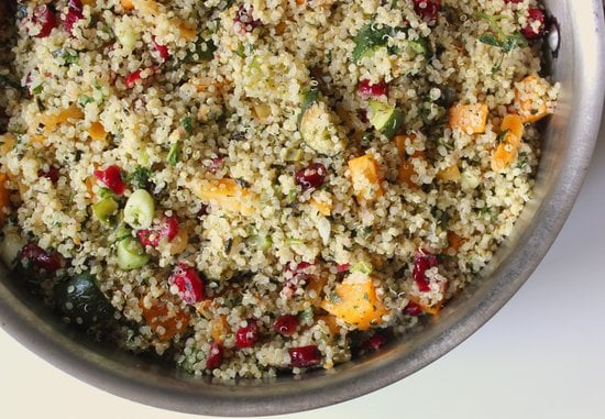 Gluten Free Stuffing Recipe: Zucchini, Squash, and Mint Quinoa Stuffing