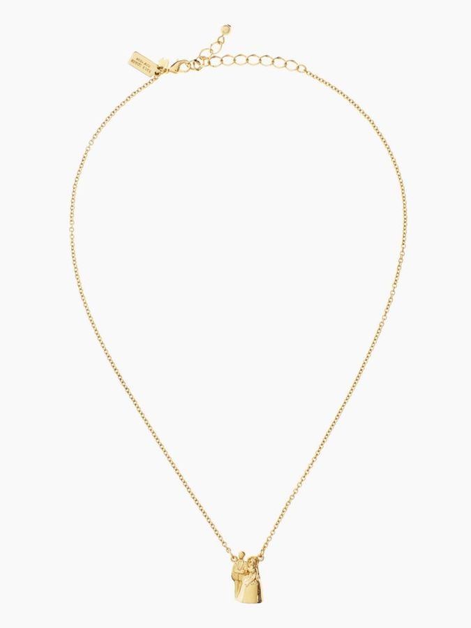 Kate Spade Gold Cake Topper Necklace | Kate Spade Gifts Any Bride Will Love  | POPSUGAR Fashion Photo 15