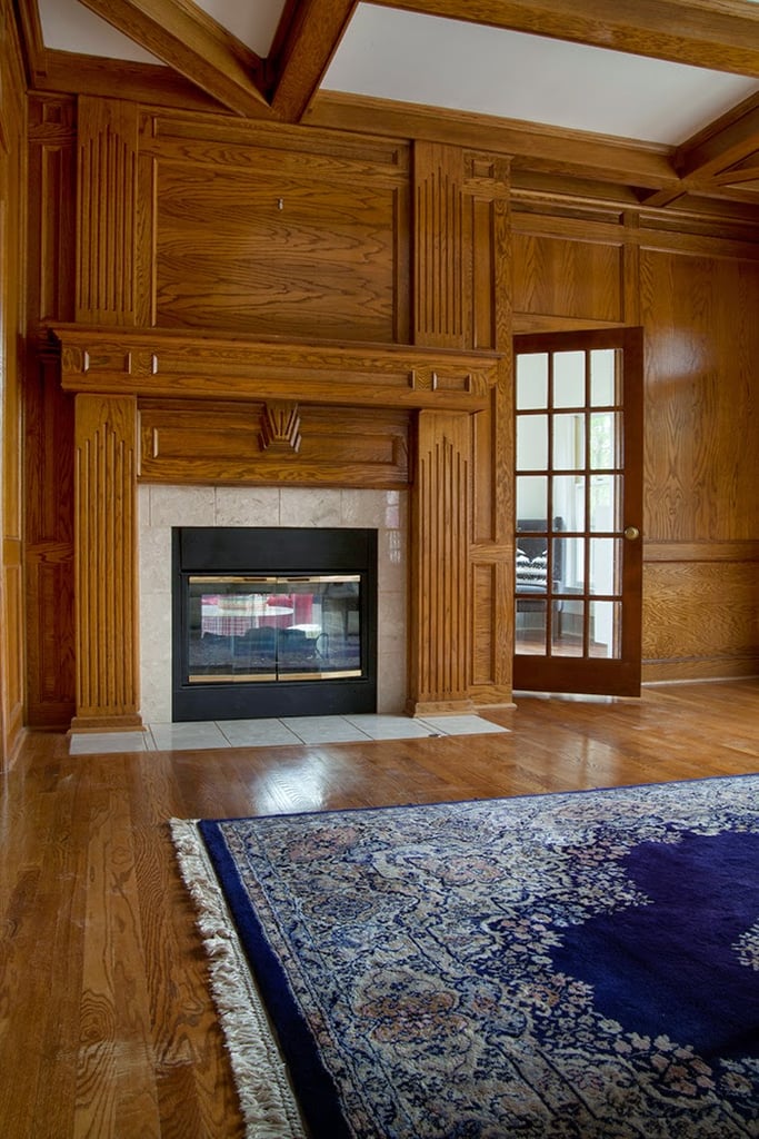 How to Paint a Wood Fireplace POPSUGAR Home