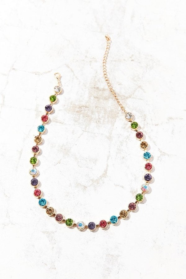 Rainbow Choker Necklace