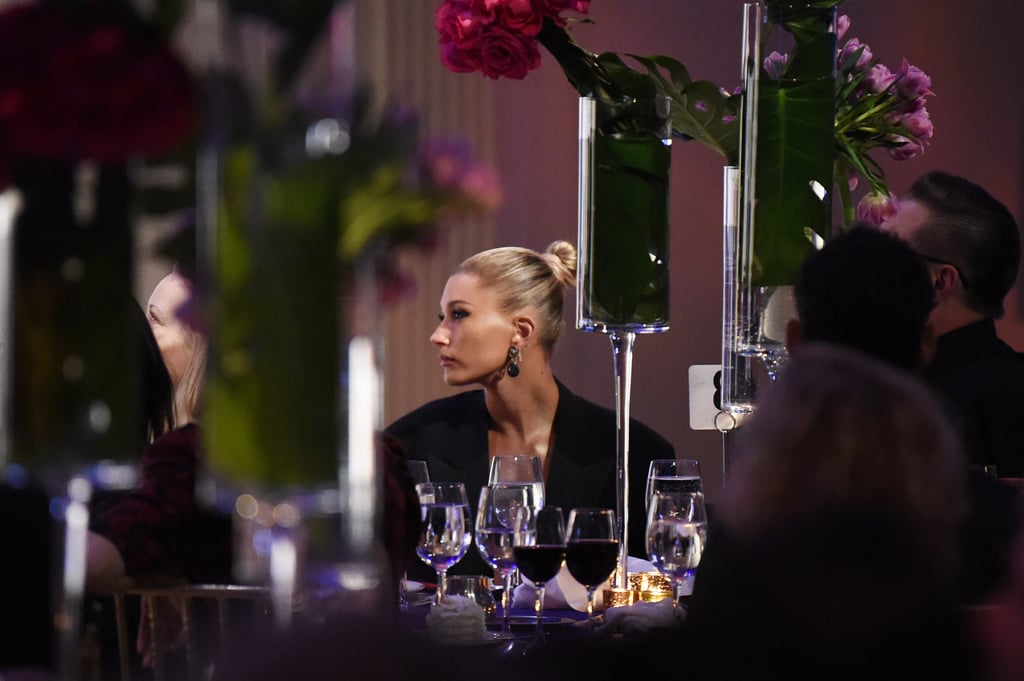 Hailey Baldwin's Black Cutout Gown 2019