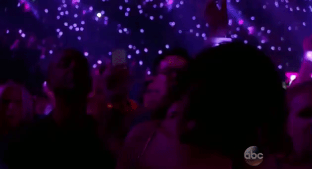 When Rihanna hit a dab during "Purple Rain."