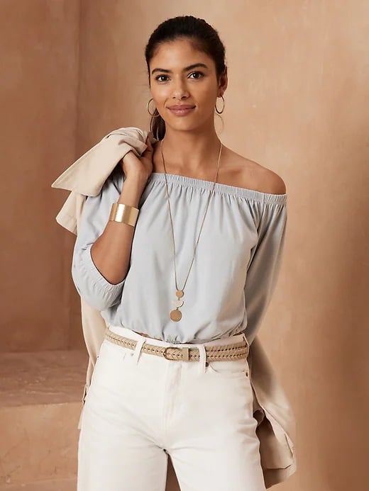 Banana Republic Factory Store Off-Shoulder Knit Top