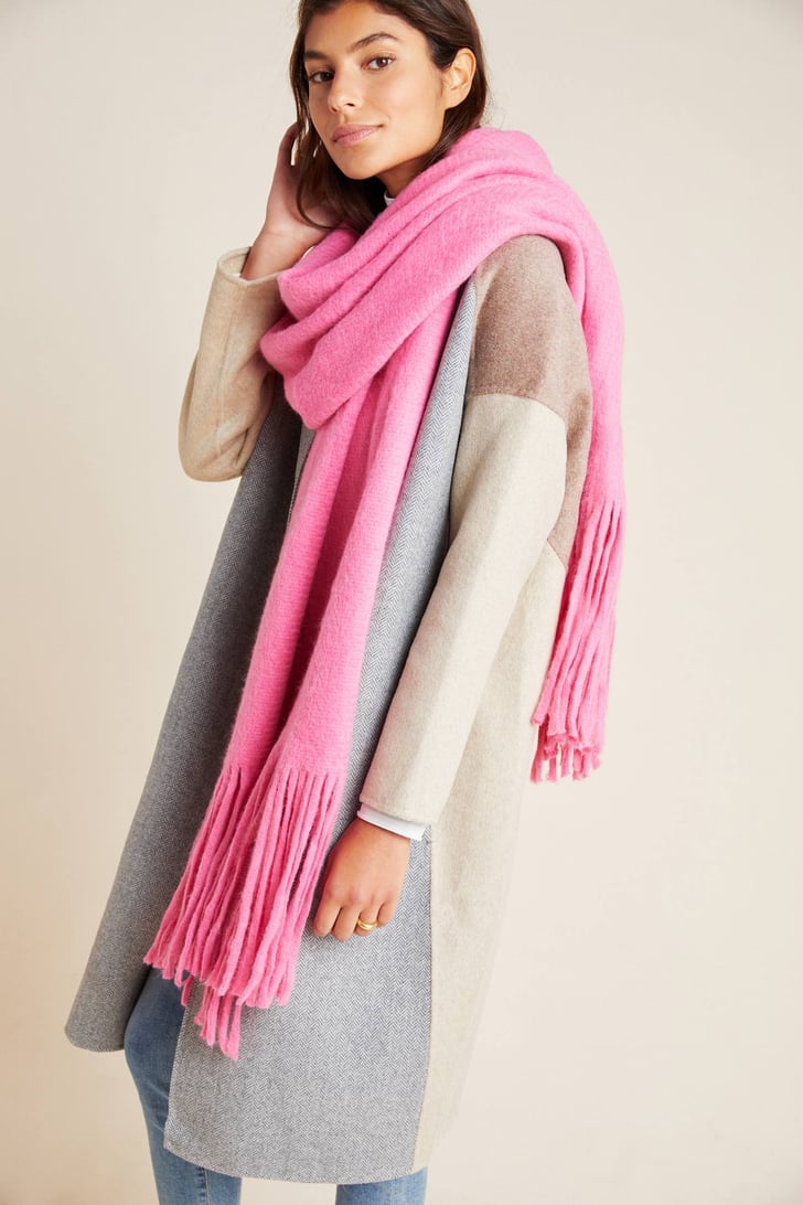 Mimi fringed wrap hotsell scarf