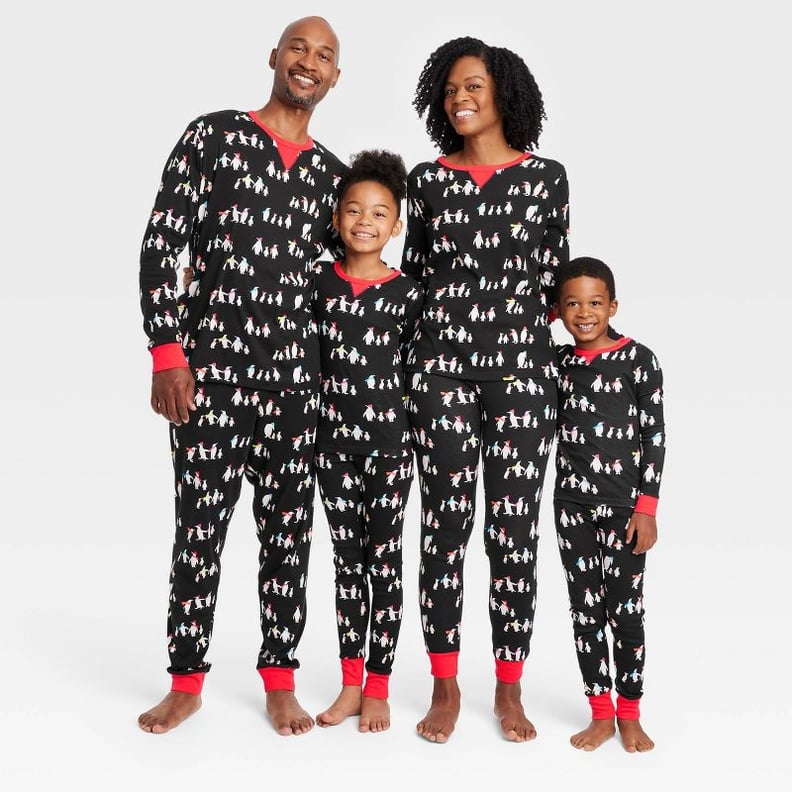 Holiday Penguins Matching Family Pajamas