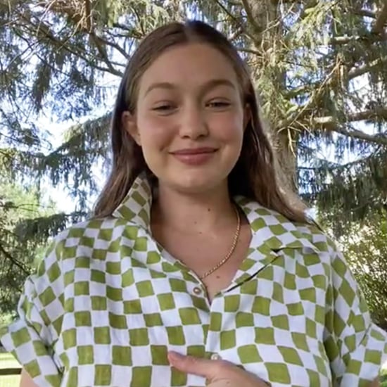 Gigi Hadid Gives First Glimpse of Bump in Holiday Pajama Set