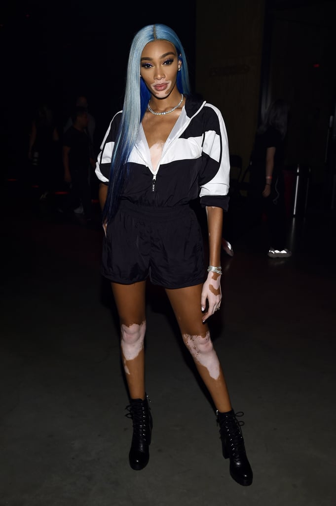 Winnie Harlow at the DKNY Party During New York Fashion Week