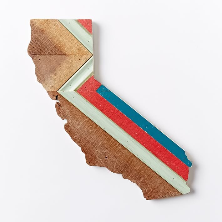 west elm Hemlock & Heather California Wood Wall Hanging