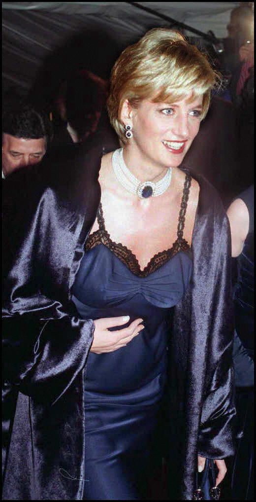 Princess Diana's Pixie Haircut at the Met Gala in 1996