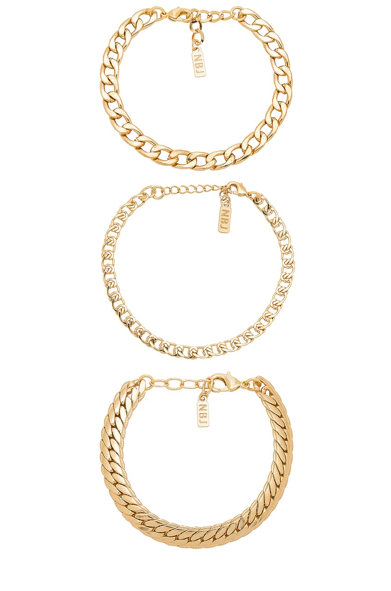 Natalie B Jewelry Tre Catena Bracelet