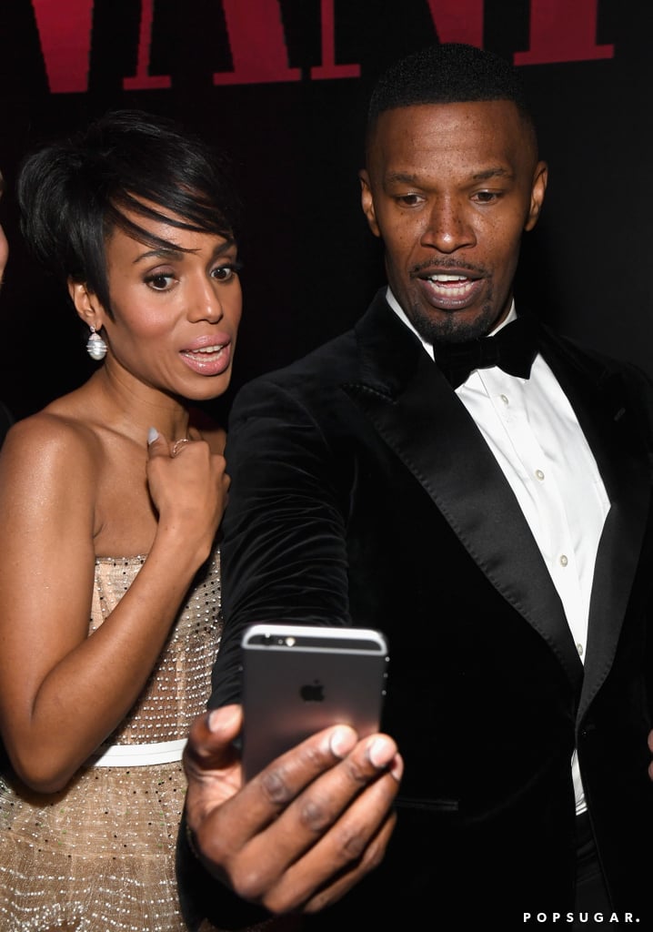 Pictured: Kerry Washington and Jamie Foxx