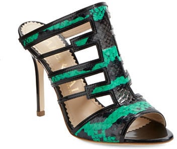 Aperlai Victoria Caged Mules ($825)