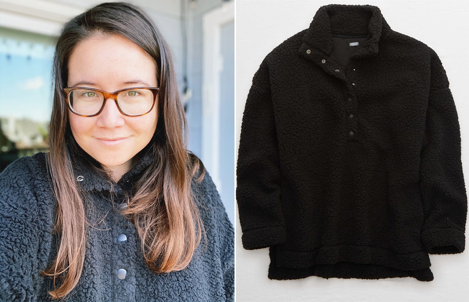 Cozy and Soft Sherpa Pullover Review POPSUGAR Fashion