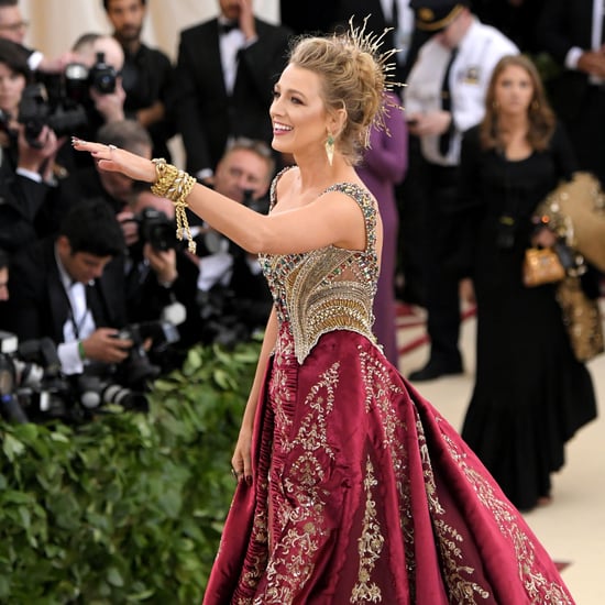 Blake Lively Pointing at Photographers at the 2018 Met Gala