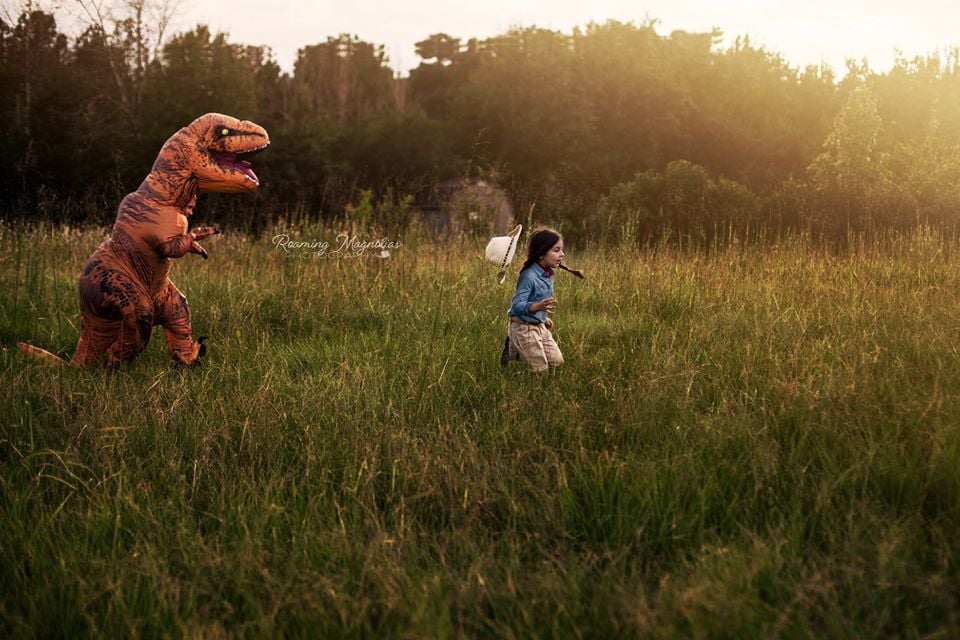 Mom Has Dinosaur Photo Shoot For Son With Autism