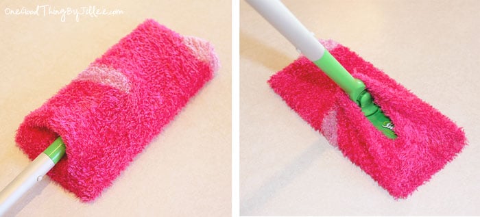 Use Socks as Reusable Swiffer Pads