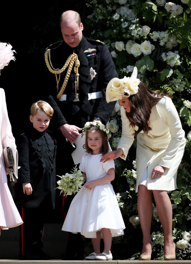 Photos of Prince William With His Kids at the Royal Wedding