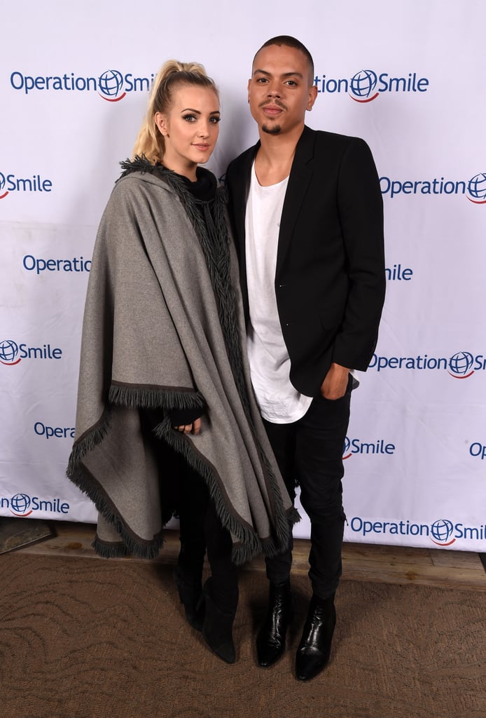 Ashlee Simpson and Evan Ross at Operation Smile's Ski Event