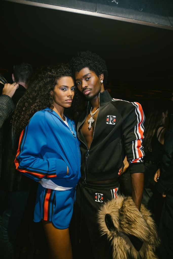 Tina Kunakey and Alton Mason at the Rabanne x H&M Party in Paris