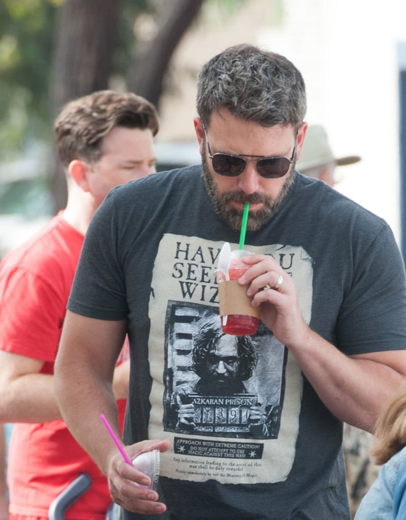Ben Affleck Smiling After Disney World Vacation
