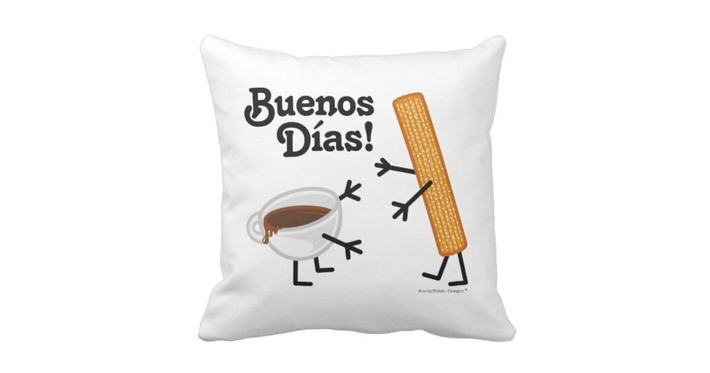 Churro & Chocolate — Buenos Dias! Throw Pillow