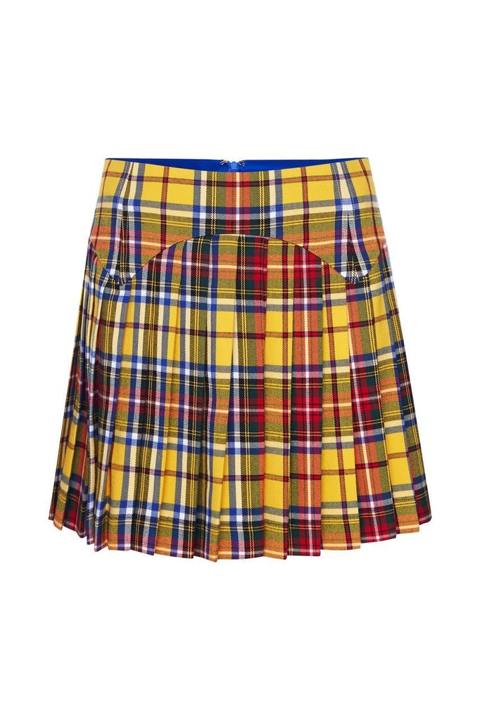 Amuse Bouche Tartan Yellow Skirt