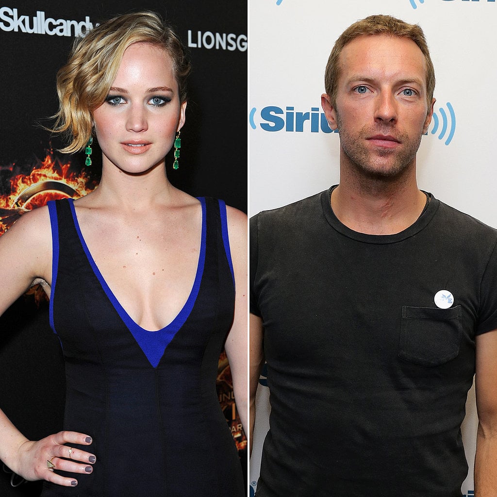 Jennifer Lawrence and Chris Martin