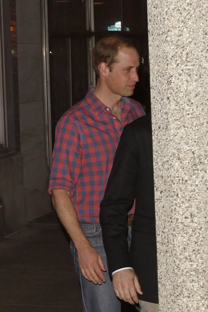 Prince William and Prince Harry at Dinner in Memphis
