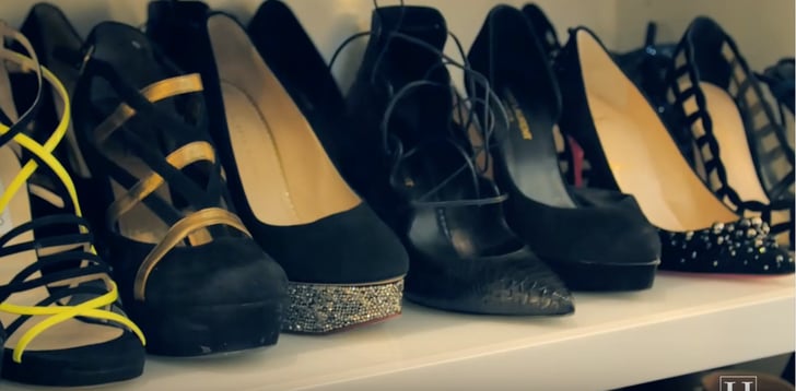 Rows and Rows and Rows of Shoes | Heather Dubrow's Closet | POPSUGAR ...