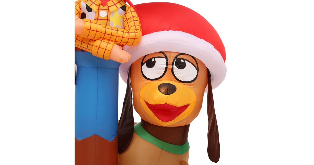 Slinky's Ready For Christmas in His Santa Hat Toy Story Woody and