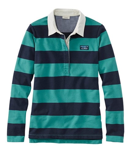 L.L. Bean Soft Cotton Rugby Classic Stripe Shirt