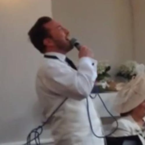 Frozen "Let It Go" Wedding Toast