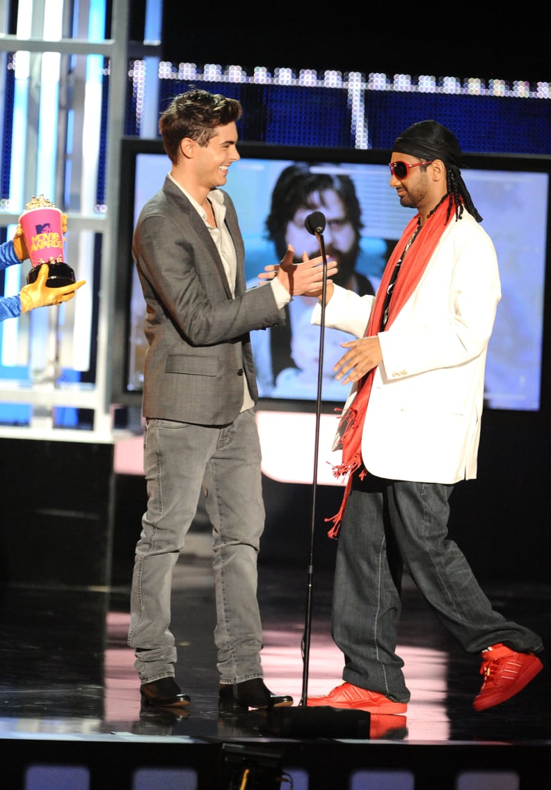 And laughed when Aziz Ansari accepted his award dressed like this.