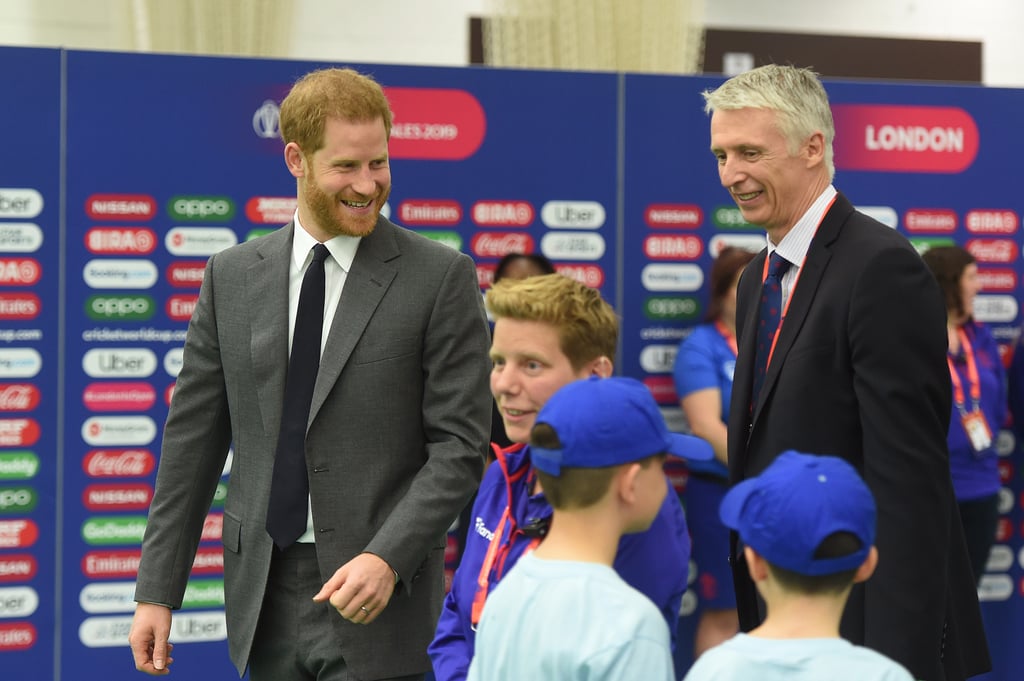 Prince Harry at Opening of Cricket World Cup 2019