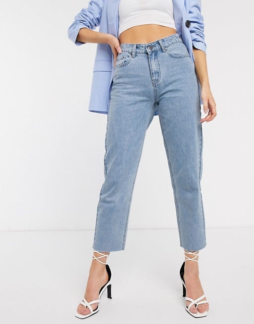 Lost Ink High Waist Straight Leg Jeans