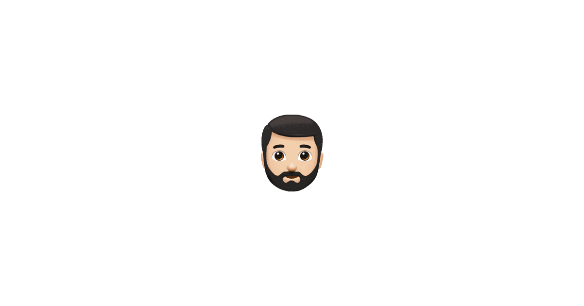 Bearded Man Complete List of All 190 New Apple Emoji iOS 11.1 Fall