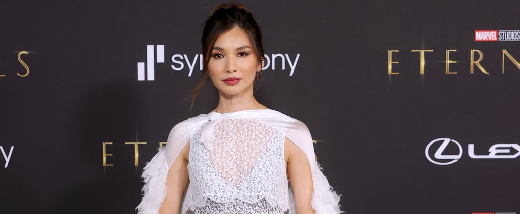 Gemma Chan Looks Angelic in Her White Louis Vuitton Dress