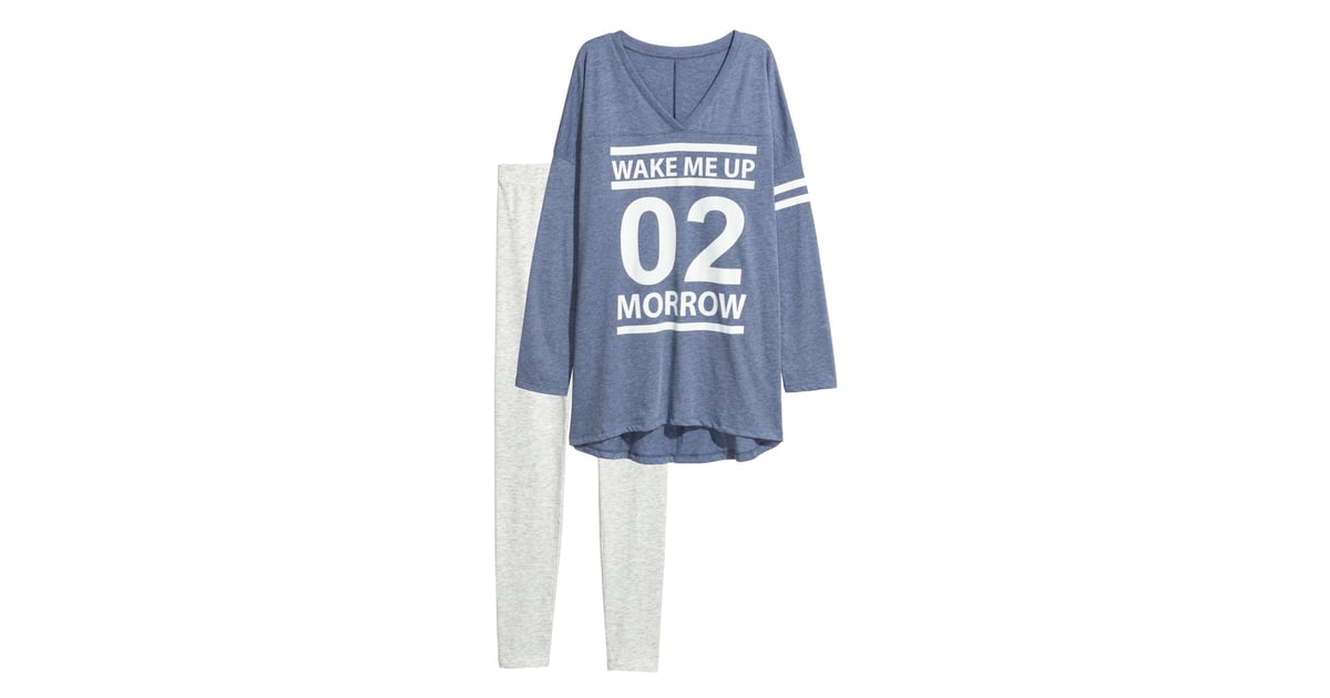 H&M Pajama Top and Leggings Pajama Sets POPSUGAR Fashion Photo 16