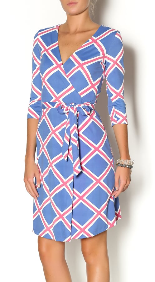 Mahi Gold Geometric Wrap Dress ($188)
