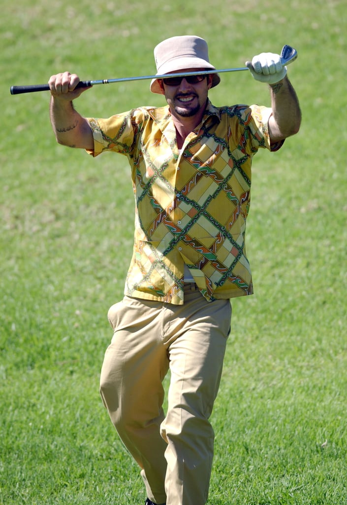 David Arquette brought his wild style to the Riviera Country Club in Pacific Palisades, CA, in October 2003.