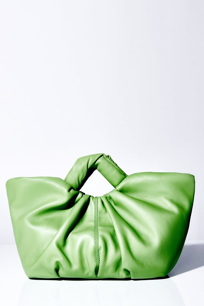 A Colorful Bag: Zara Ruched Leather Handbag