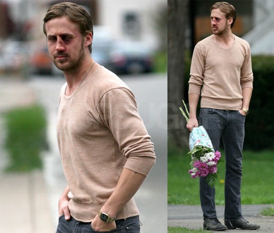 Photos Of Ryan Gosling On The Set Of My Blue Valentine In Pennsylvania Popsugar Celebrity 