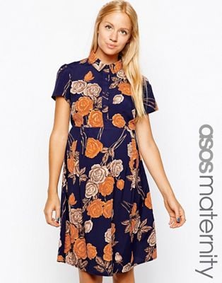 floral shirtdress