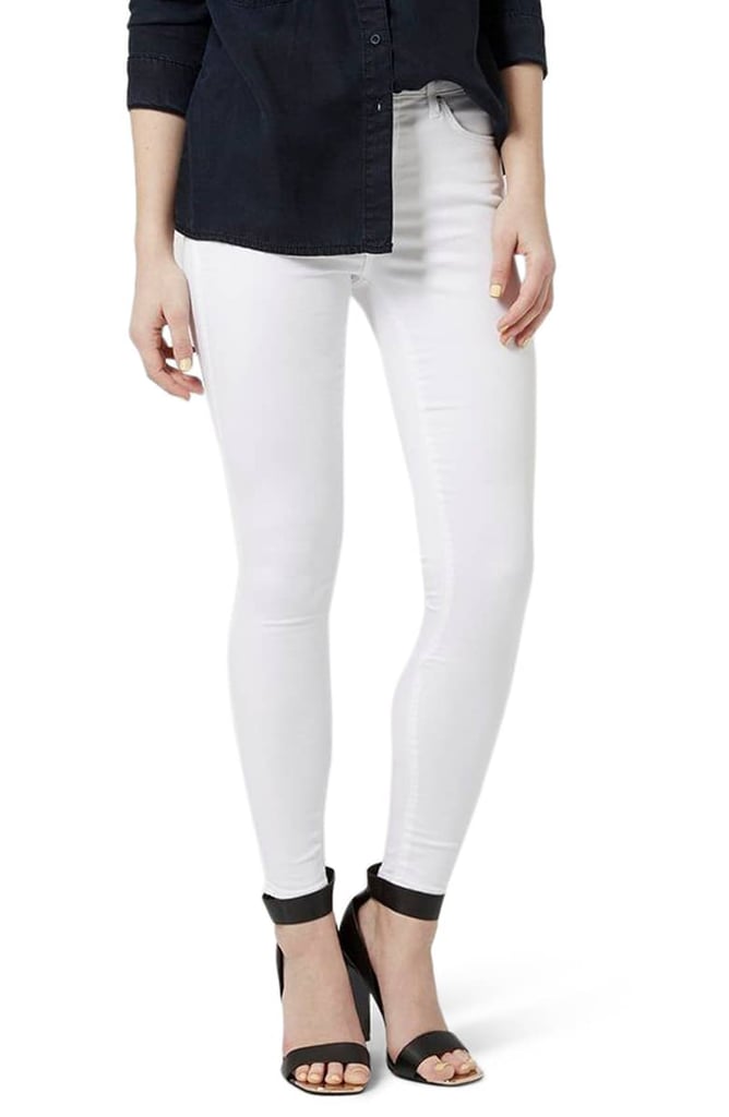 Topshop Leigh Jeans in White