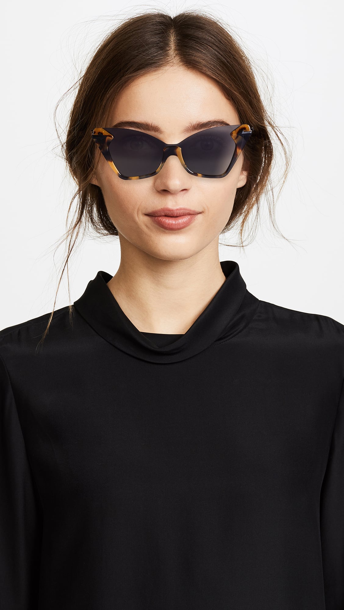 Karen walker 2025 cat eye sunglasses