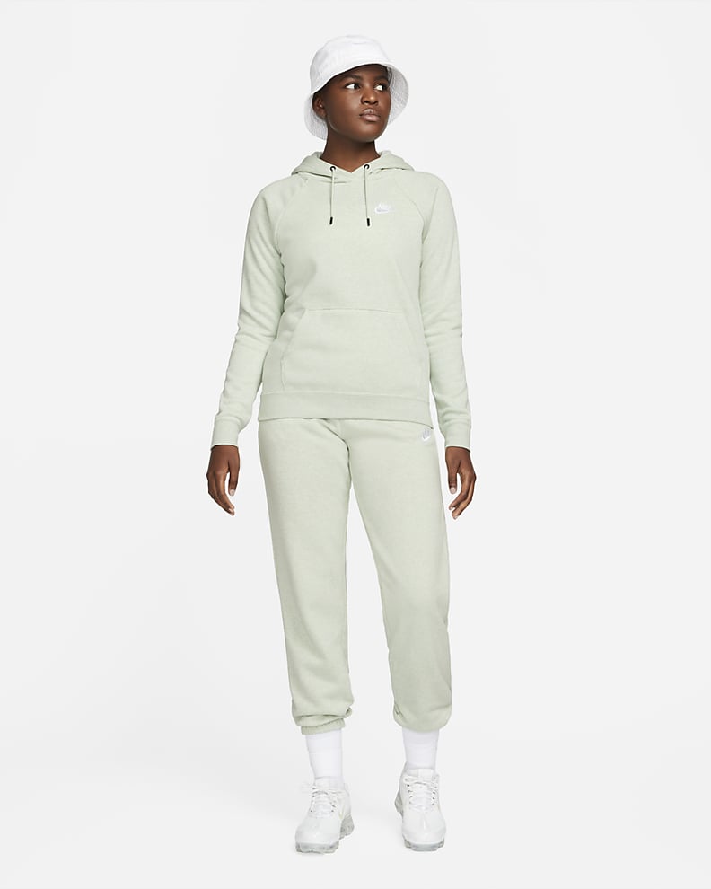 A Matching Sweatsuit: Nike Sportswear Essential Fleece Pullover Hoodie and Pants