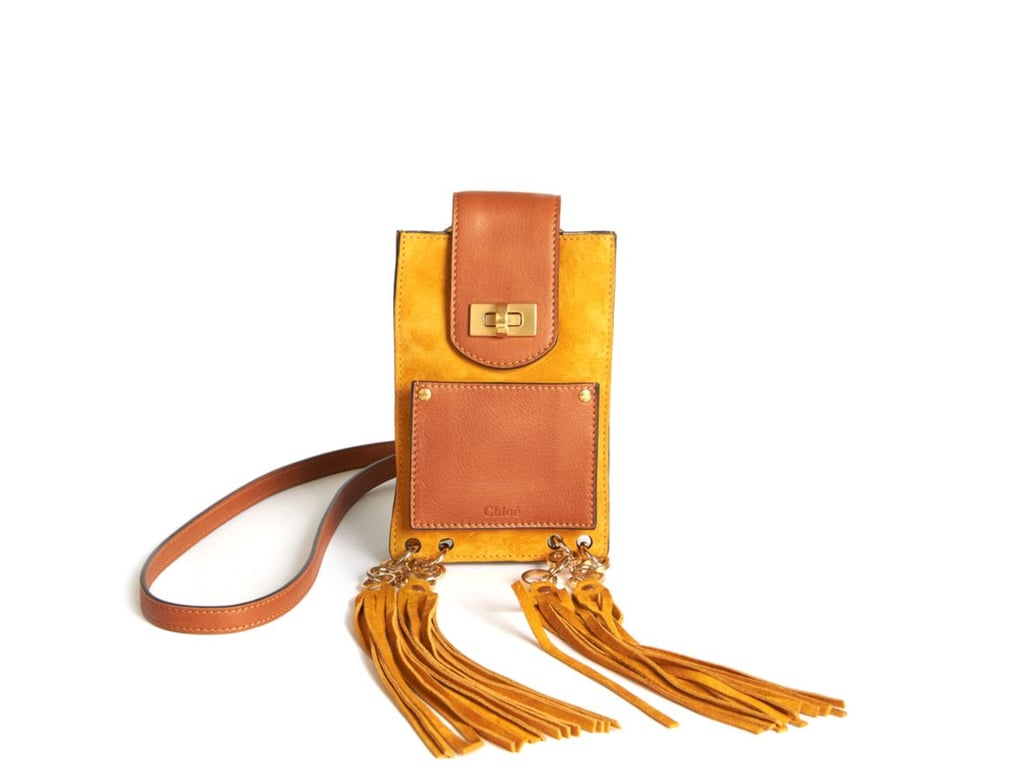 Chloé Jane Mini Tassled Suede and Leather Bracelet Crossbody Bag ($990)