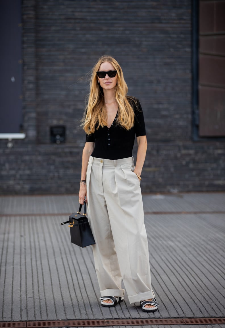 One Pant, 3 Looks - How to Wear the White Wide Leg Trouser  Wide leg jeans  outfit, White wide leg trousers, White jeans plus size