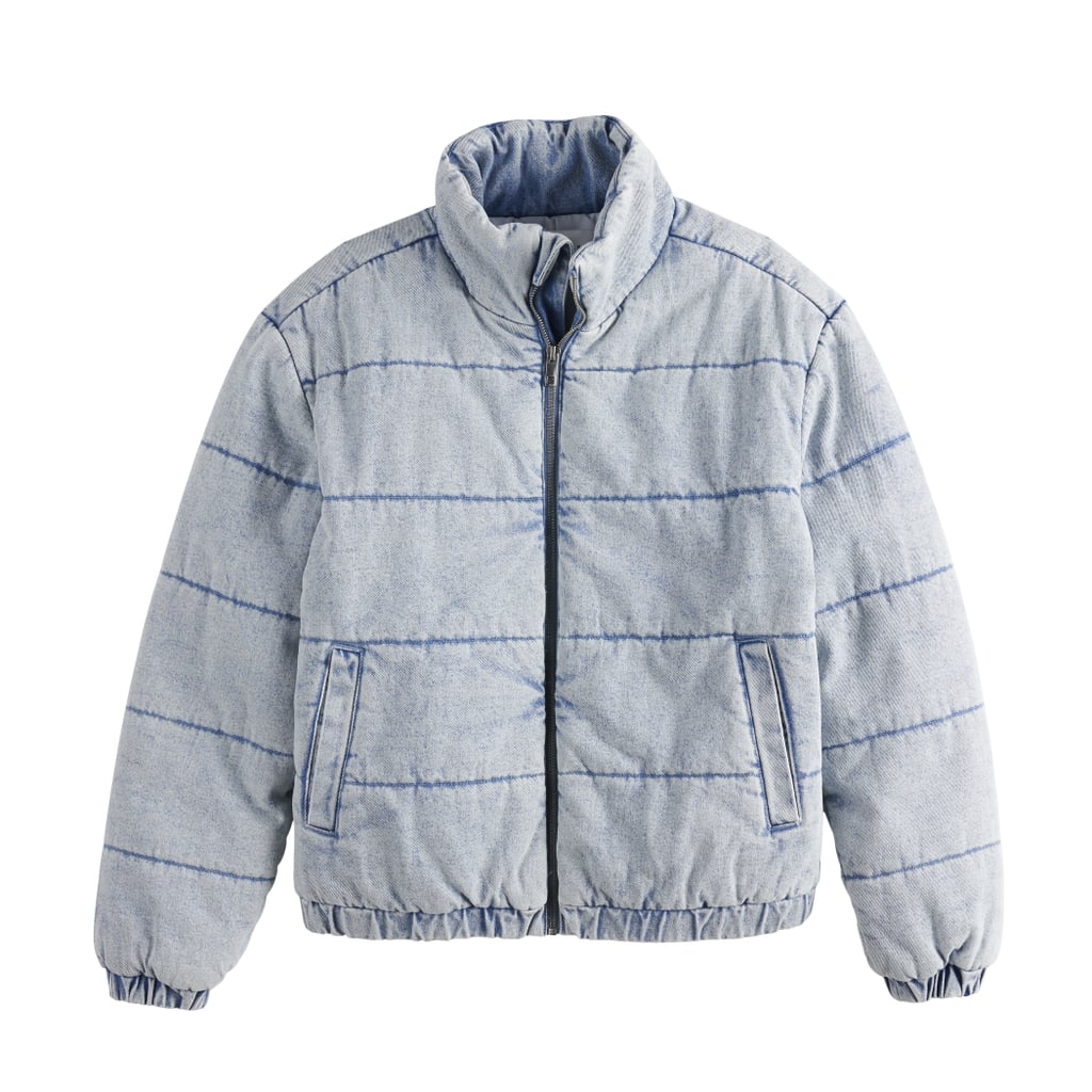 The Affordable Coat: POPSUGAR Denim Puffer Jacket