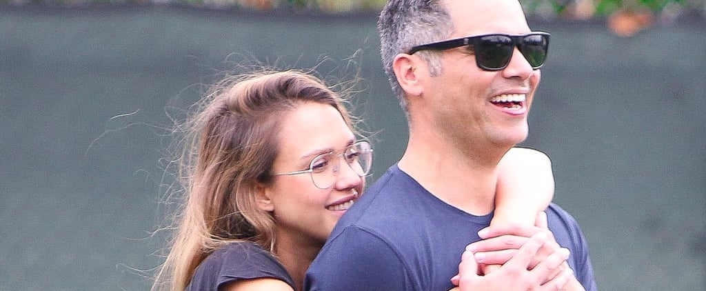 Jessica Alba and Cash Warren Sneak in PDA During Daughter's Soccer Game